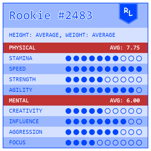 rookie league nft card
